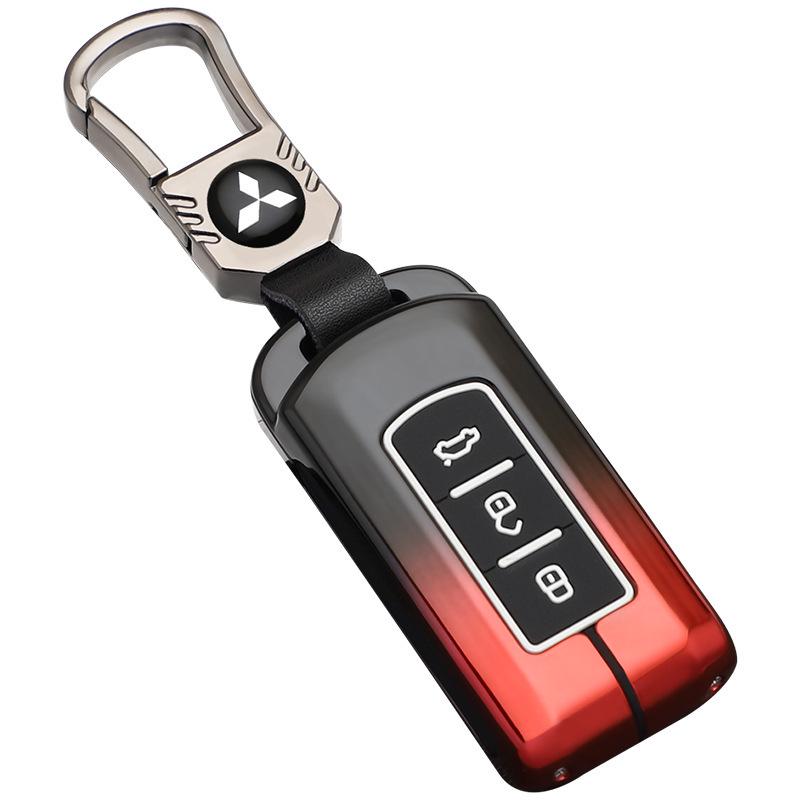 Mitsubishi Key Case for 2021 Outlander, Eclipse Cross, Pajero Sport, ASX: Men's Car Shell & Buckle Modification