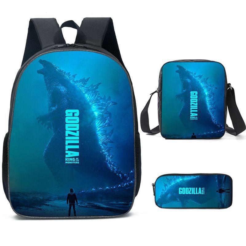 Shoulder Anime Cartoon Bag Pencil Case Kids School Pack For Daily Use
