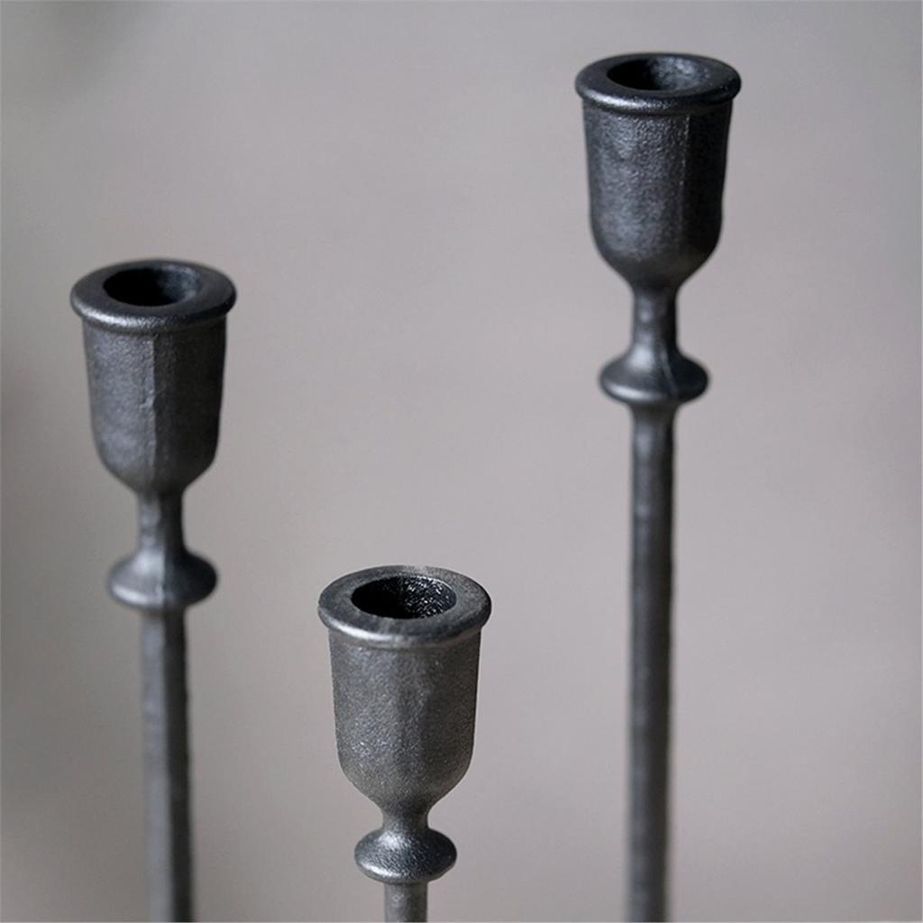 Candle Holder Candlestick Holder Gift Party Supplies Table Centerpiece Iron Candle Stick Holder for Bedroom Home Holiday