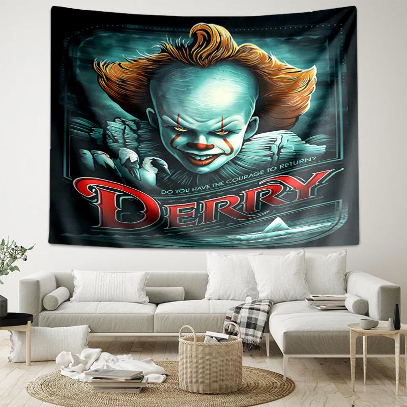 1pc Pennywise the Dancing Clown2 Tapestry, Living Room, Bedroom, Office, Party Decor, Ideal Festive Gift
