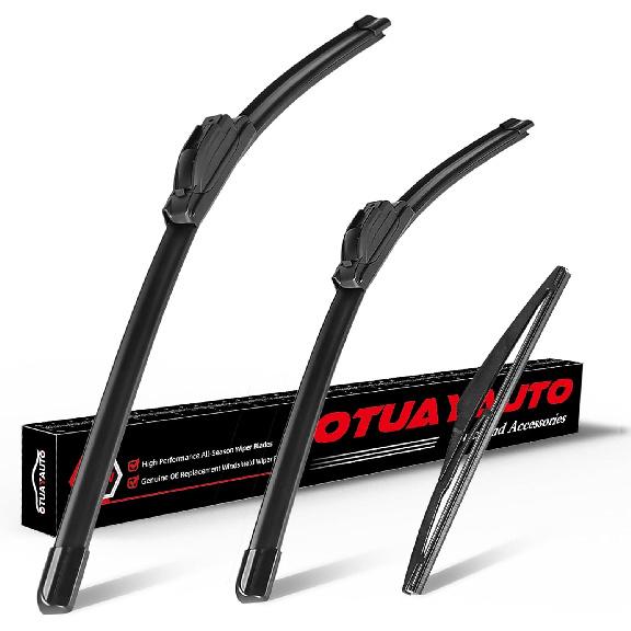 OTUAYAUTO 22"+22" Windshield Wiper Blades Replacement for Chevrolet Silverado 1500 2500 3500 1999-2006 2019-2024 Front Window Wiper Fit Factory