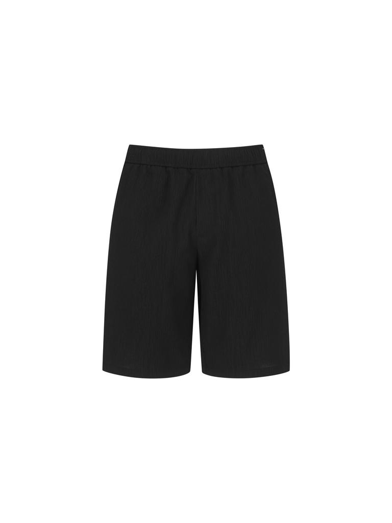 Peulojegteuem Men'S Pleated Elastic Waist Shorts_Epg2Ph1830
