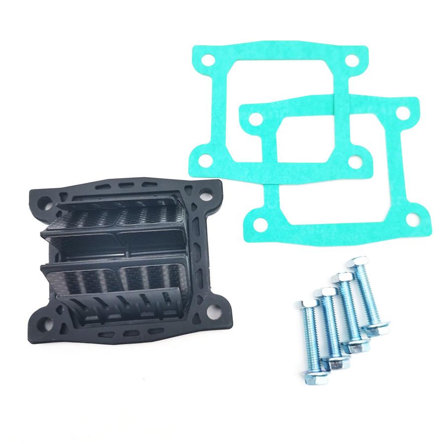 High Quality Intake Reed Valve Carbon Fiber With Bolts Stickers For Yamaha Blaster 200 YFS200 1988 1989 1990 1991