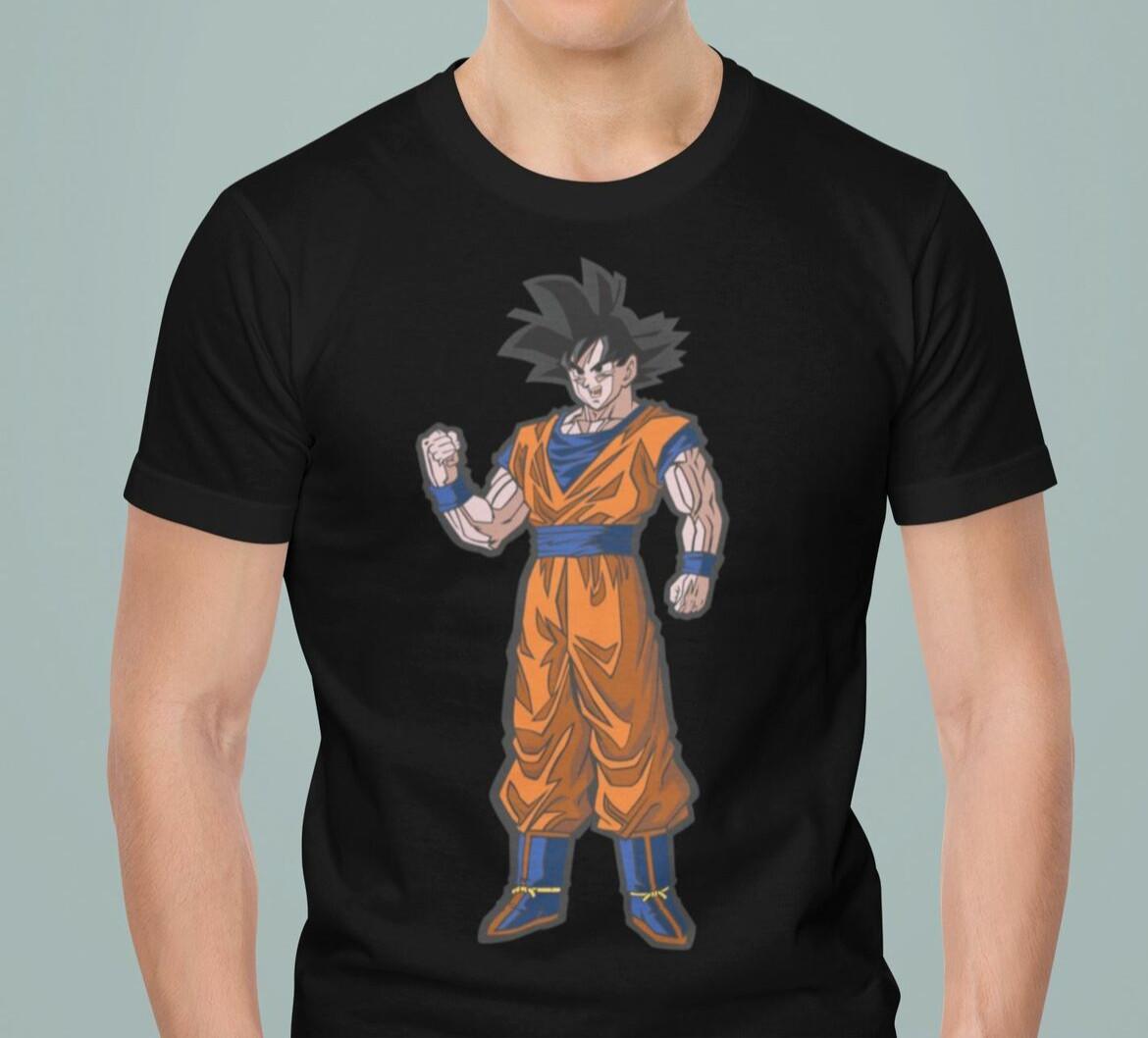 

Dragon Ball Z Son Goku - Anime Bio T-Shirt Mens Womens Tees Top Herren 3XL