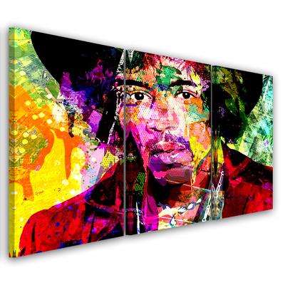 Three Piece Picture Canvas Print Jimmy Hendri Music