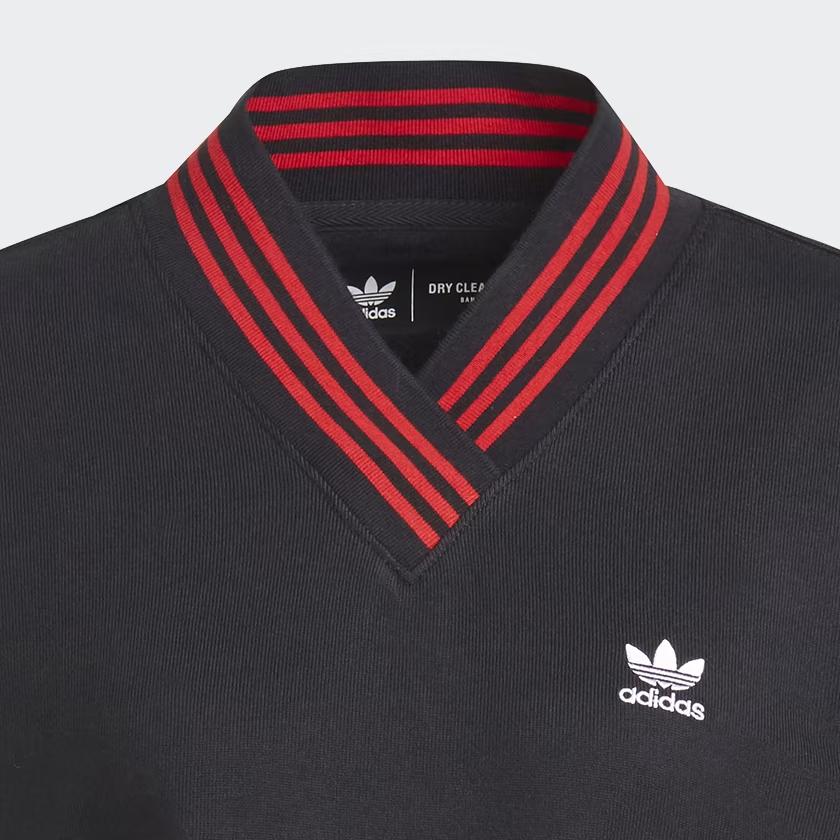 Adidas Originals Floralspitzen-Print Sport-Hoodie Damen Hoodies Schwarz H59031