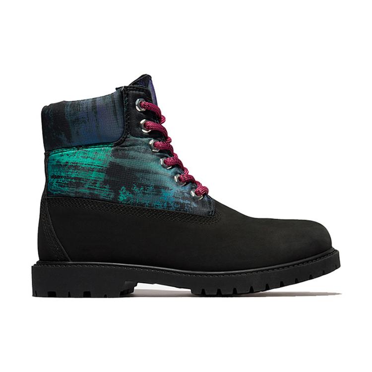 Timberland Heritage Series Durable Casual Waterproof Short Outdoor Boots Women Boots Black Blue A2G2KW