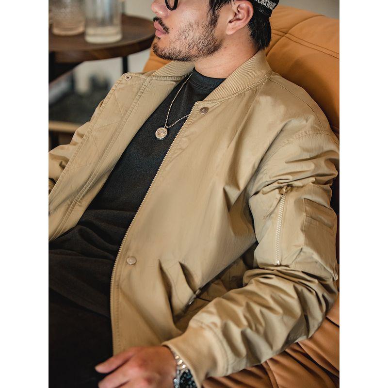 Marden MA1 Pilot Jacket Khaki Parka