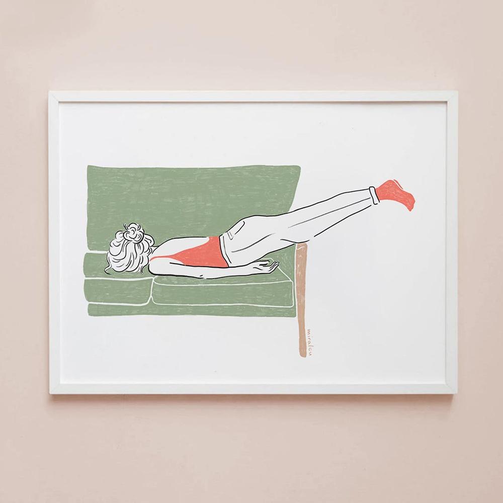 Simple Nordic Poster Not Today Colorful Hanging In There Canvas Print Painting Wall Picture Art Bedroom Living Room Home Decor