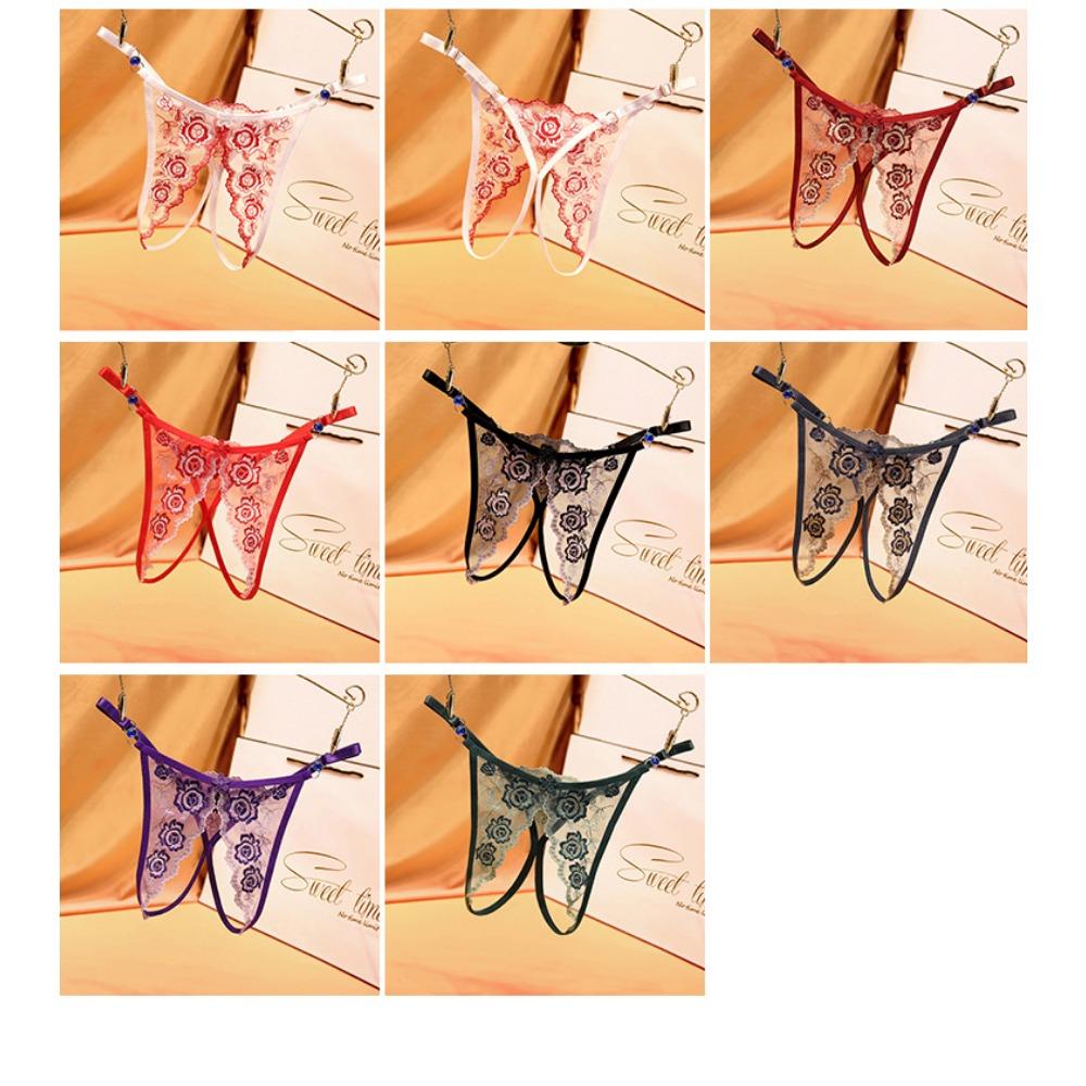 Light Ripe Women's Fancy Adjustable Belt Women's Large Size Panties Sexy Open Crotch Bed Hot Flirting Temptation Thong