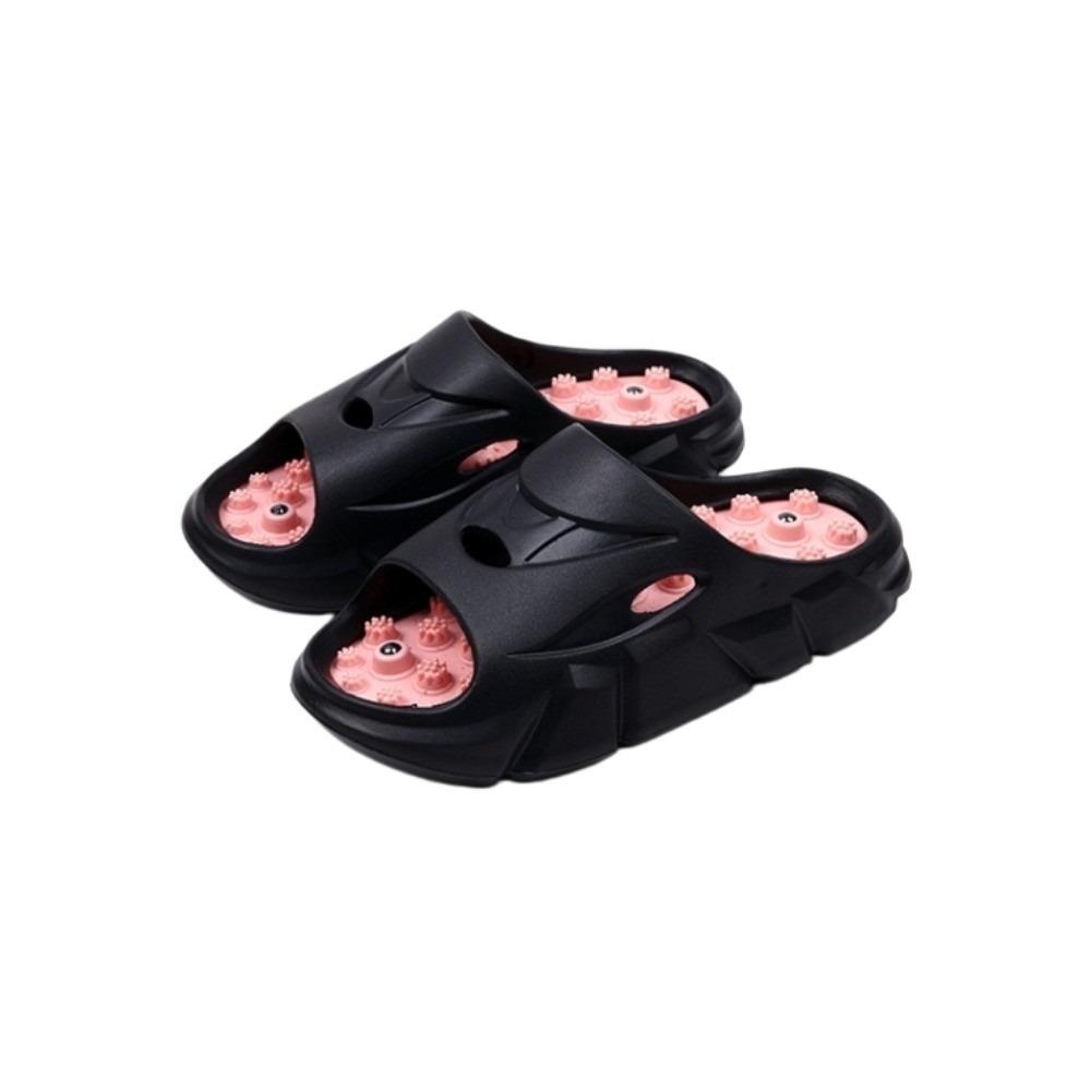 Fashion Non-Slip Foot Massage Slippers Feet Care Hollow Out Acupressure Massage Slippers EVA Unisex Slides Summer 37