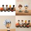 Cartoon Volleyball Boys Action Figures 8 Models Pvc Material 7.5cm Size