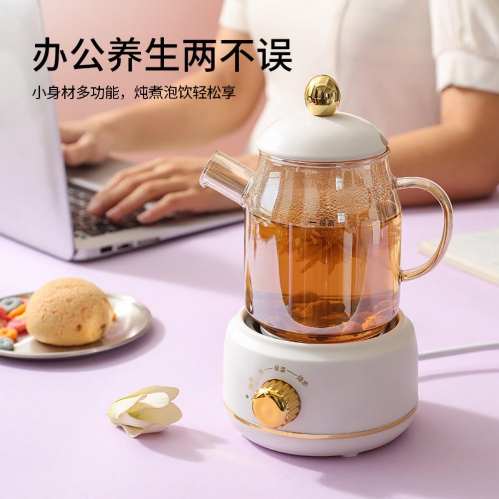 0.4-0.6L Health Pot, Office Small Tea Maker, Household Mini Health Cup, Tea Stove, Flower Boiling Tea Pot 220V
