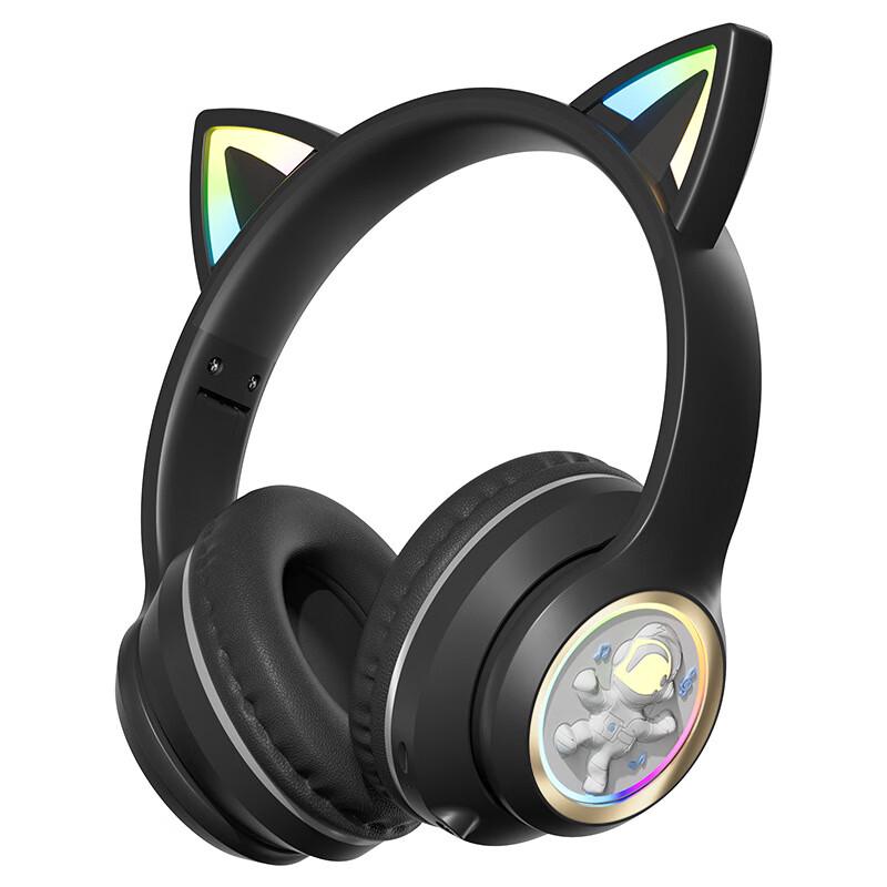 

OIMG Space Capsule Cat Ear Luminous Bluetooth Gaming Headset