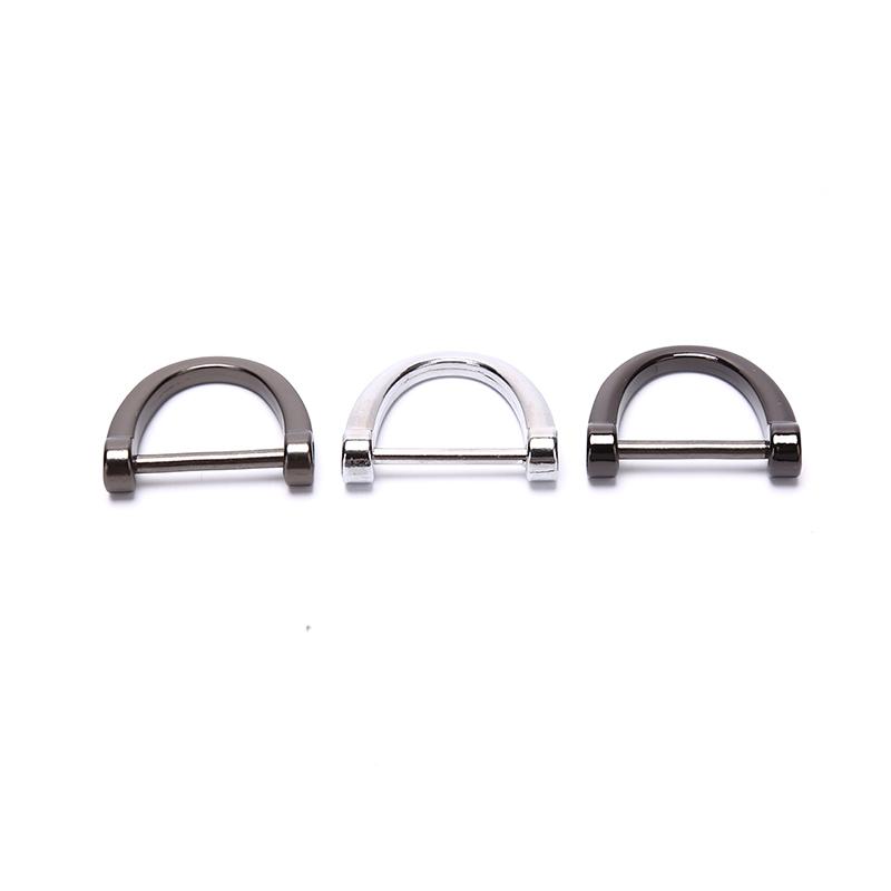 Car Keychain Thick Rod Classic D Shape Horseshoe Key Holder