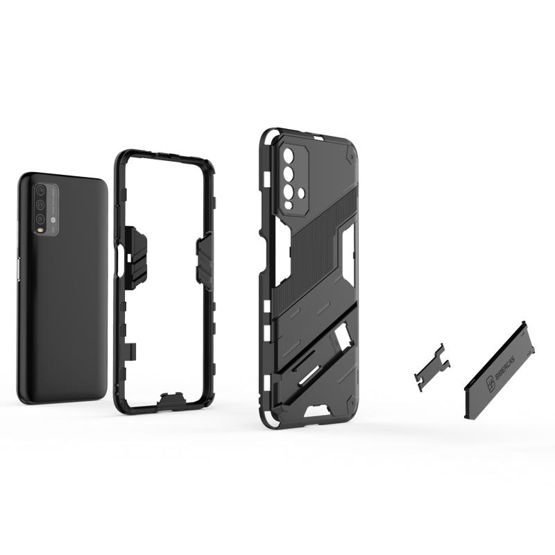 For Xiaomi Redmi 9T Case Car Kickstand Holder Magnetic Phone Case For Redmi9T 9 T M2010 J19SY 6.53 Shockproof Armor Back Cover