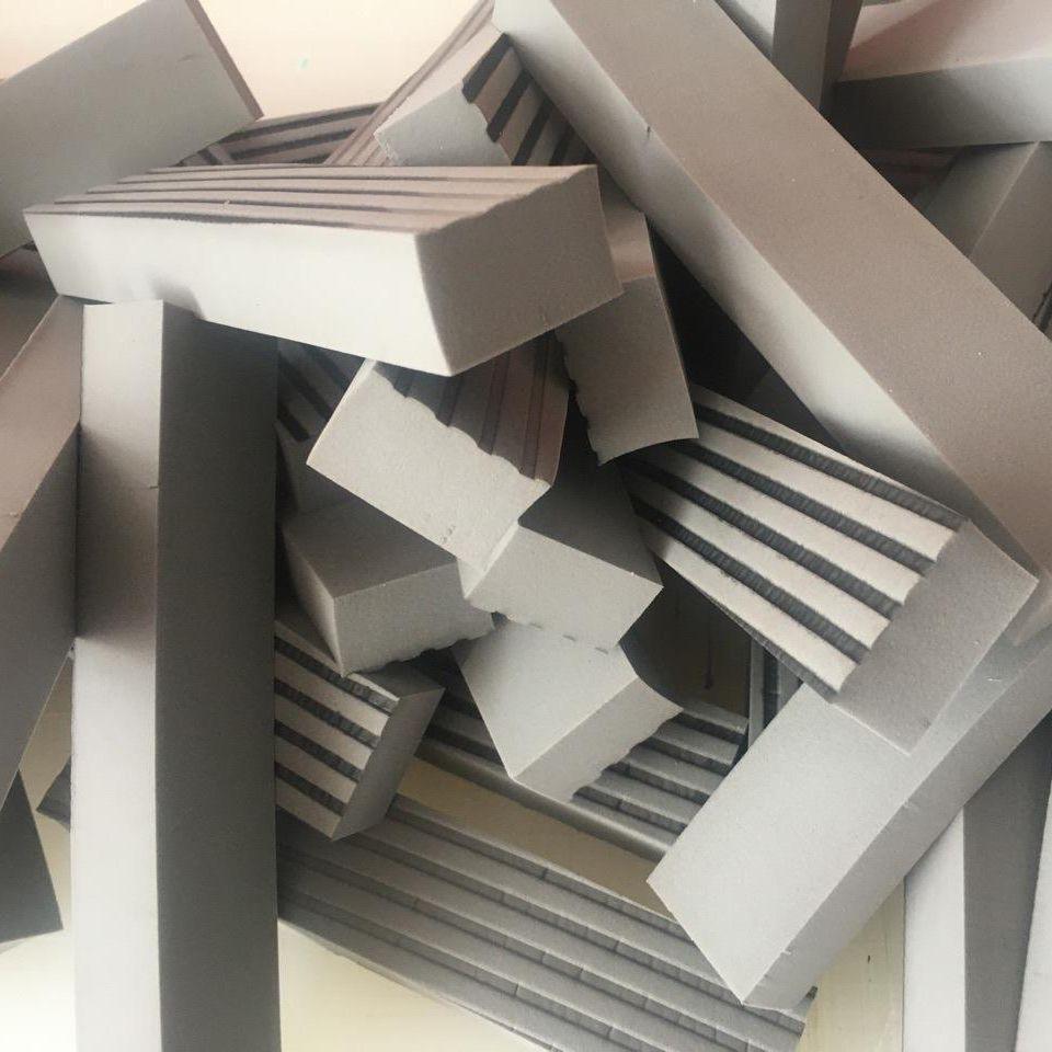 Gray Striped Mini PVA Mop Head Sponge