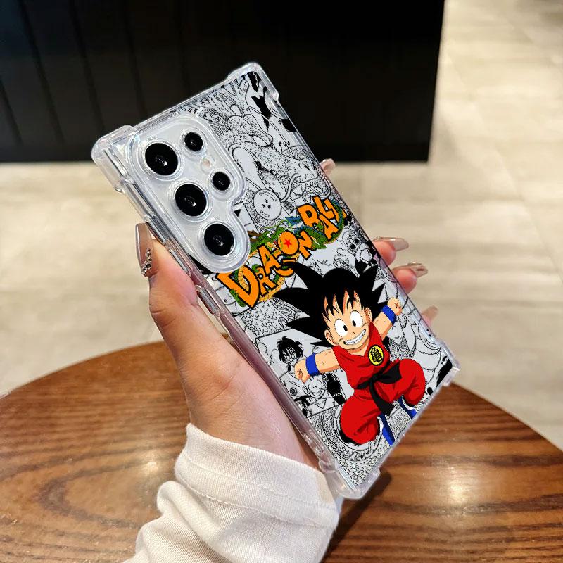 Anime Dragons Balls Goku Krillin Cute Phone Case For Samsung Galaxy S25 FE S26 S24 S23 S22 S21 S20 Ultra S26 Plus S25FE 5G Cover