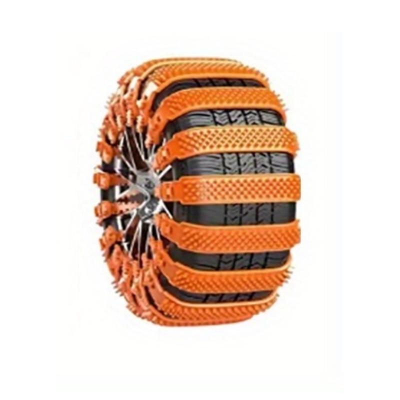 10pcs Automotive Tire Anti-Skid Snow Cha For Sedans Off-Road Vehicles SUV Vans Universal Winter Safety Equipment