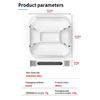 Stolní stojánek Zvýšení počítače Prachotěsná základna Chladicí držák z hliníkové slitiny Dok pro Mac mini M4/M4 Pro