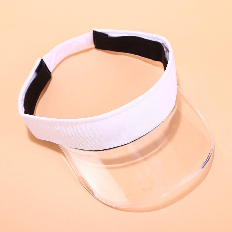 Summer Pvc Sun Hat With Extended Brim For Outdoor Beach Activities And Casual Wear