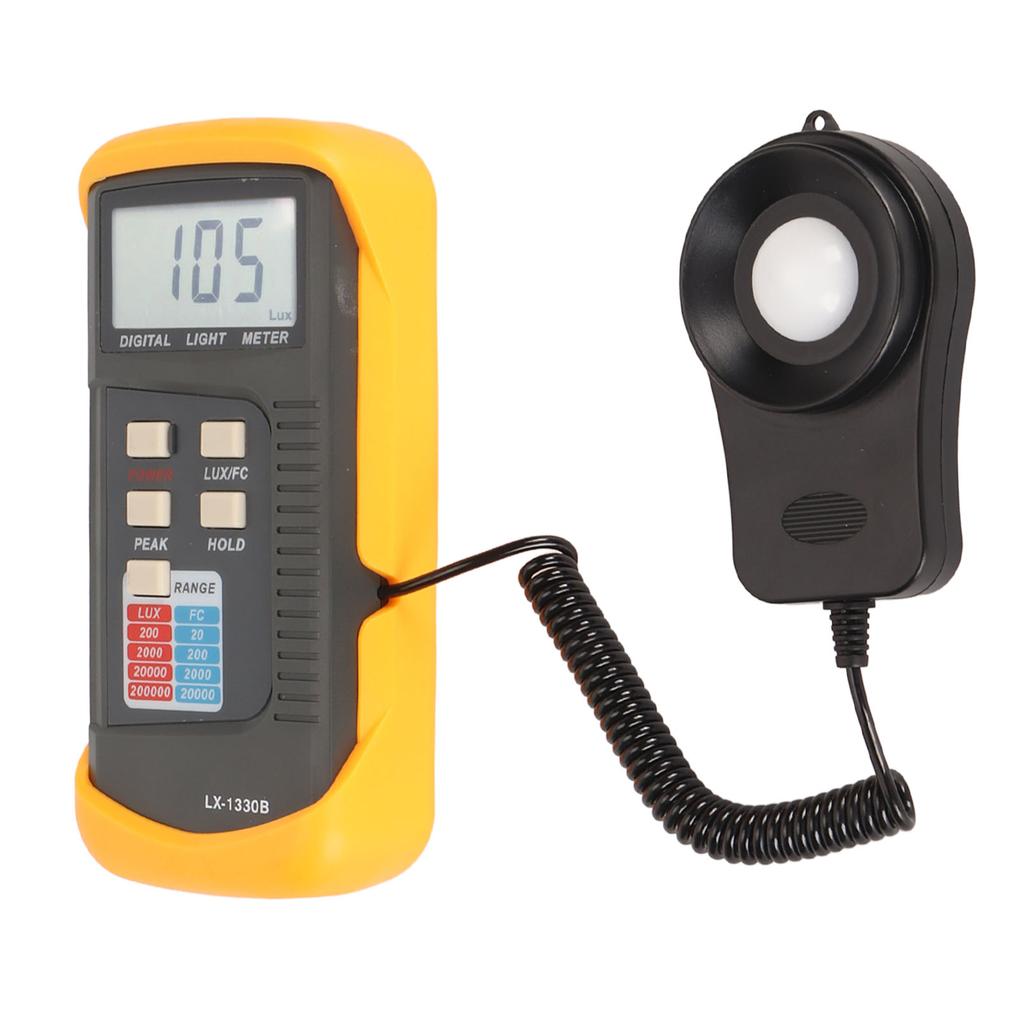 LX1330B Light Meter Split Type Digital Illuminance Meter High Accuracy Photometer Range Up To 200,00