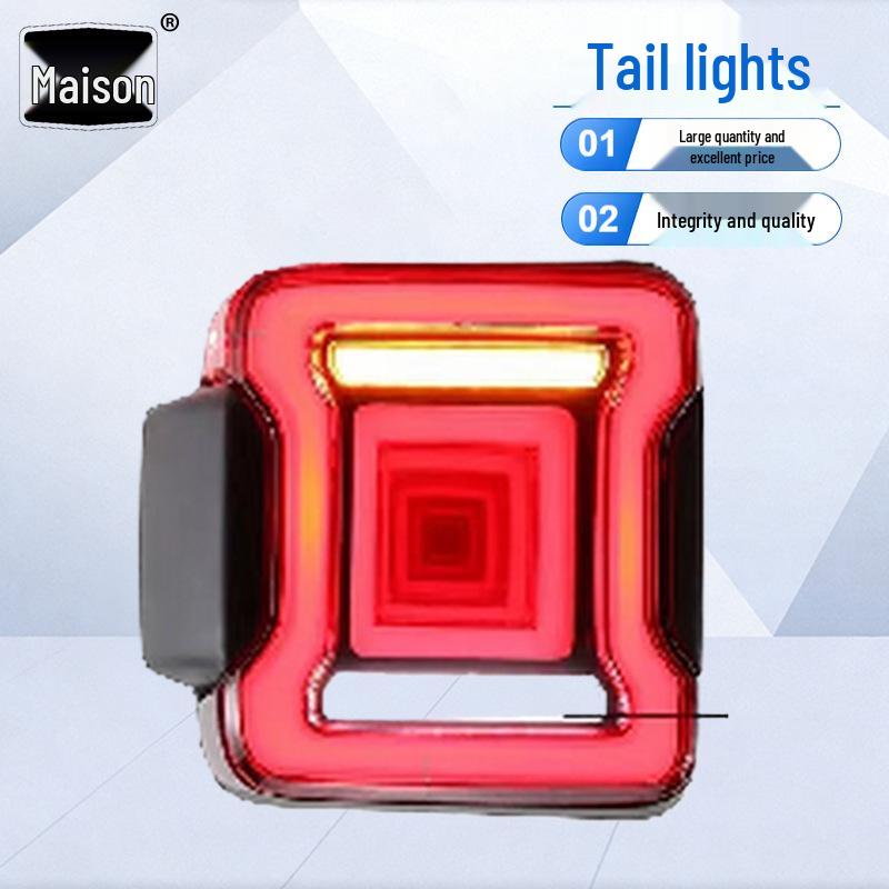 Compatible Jeep Wrangler JK Rear Tail Lights (2008-2017 Models) Rear Tail Lights for 08-17 Jeep Wrangler JK красный