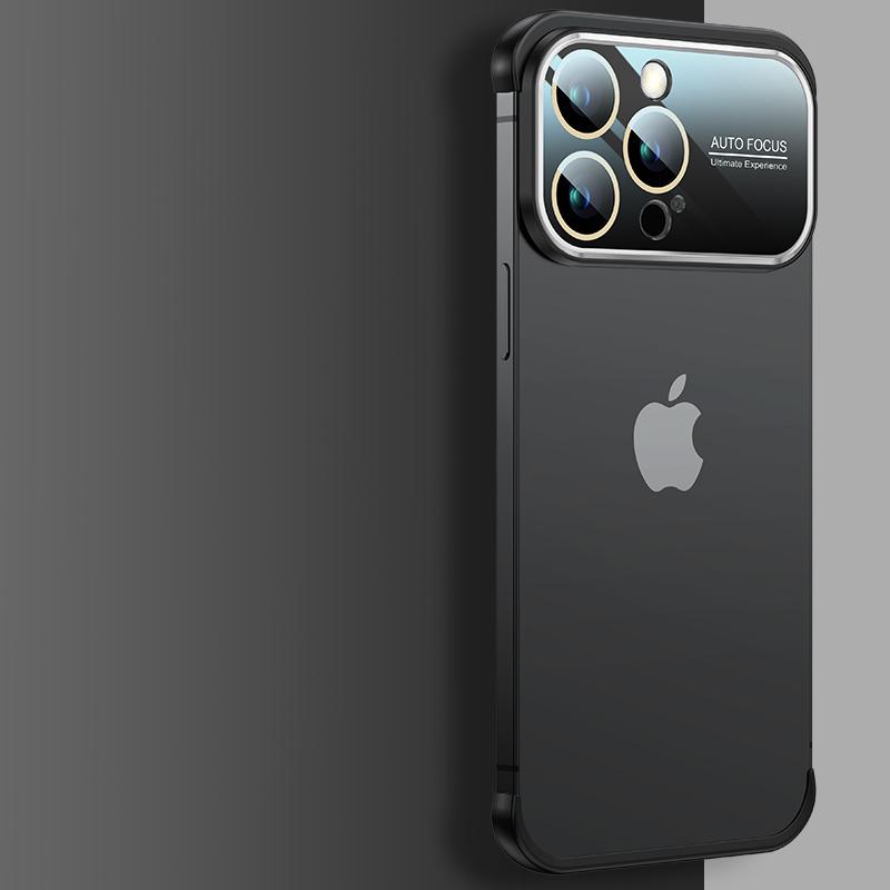 

Защитный чехол-бампер Like Phone 15 с угловой накладкой для iPhone 14 Pro Max, противоударный для iPhone14 Plus, акриловый чехол с полным покрытием камеры For iPhone 12 чёрный