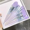 10 Pcs/set Fashion Makeup Brushes Sets Eye Shadow Powder Foundation Highlighter Eyebrow Brush Professional Tool