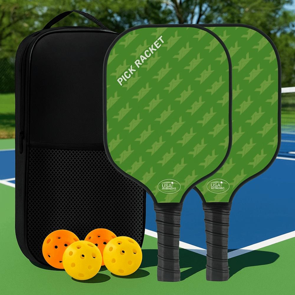 Durable Pickleball Paddles Set Lightweight Pickle Ball Rackets Pickleball Racquet  Sports Equipment