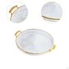 Round Serving Tray Cake Display Plate Multipurpose Snack Storage Holder Fruit Food