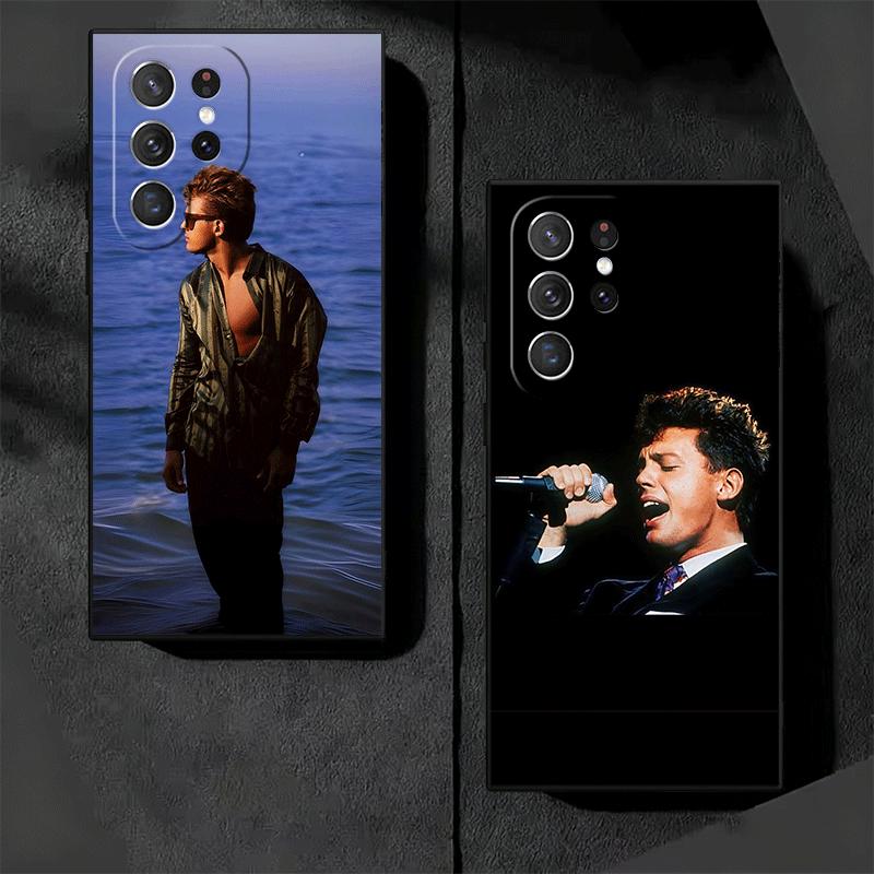L-Luis M-Miguel Singer Soft Phone Case for Samsung Galaxy S26 S25 Edge S24 Ultra S23 Plus S22 S21 FE S20 Black Cover Back Shell