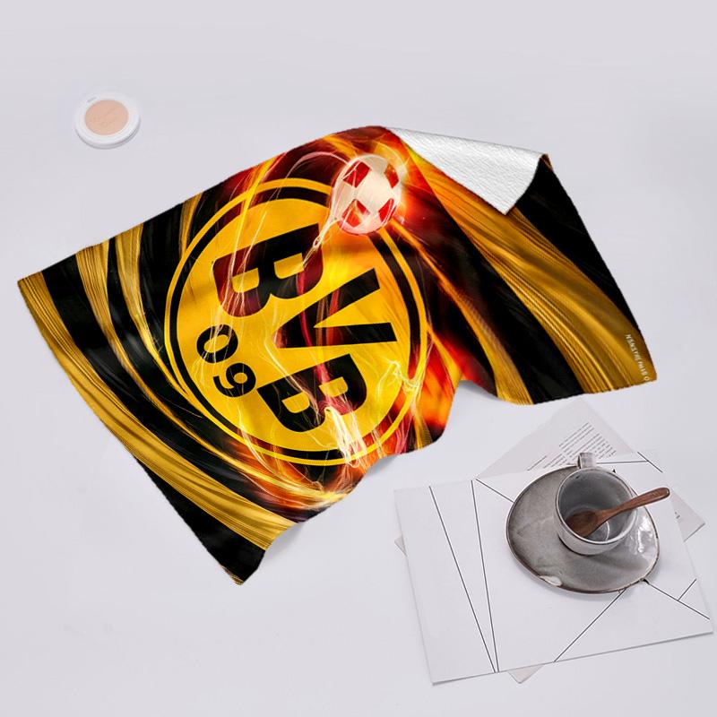 Proof Beach Towel with Borussia Dortmund Pattern - Soft,absorbent,quick-drying,machine Washable - Perfect for Swimming,camping,bathing