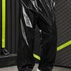 Tuta da Sauna in PVC Polsini Elastici Abbigliamento da Allenamento Set Fitness Leggero Ciclismo