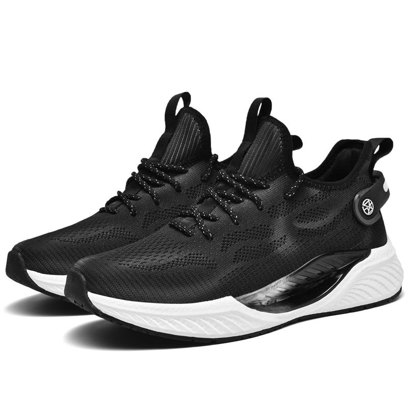 Fashion Men's Running Shoes Comfortable Sports Shoes Casual Shock-absorbing Athletic Train Sneakers Lightweight Comfortable Sneakers 45