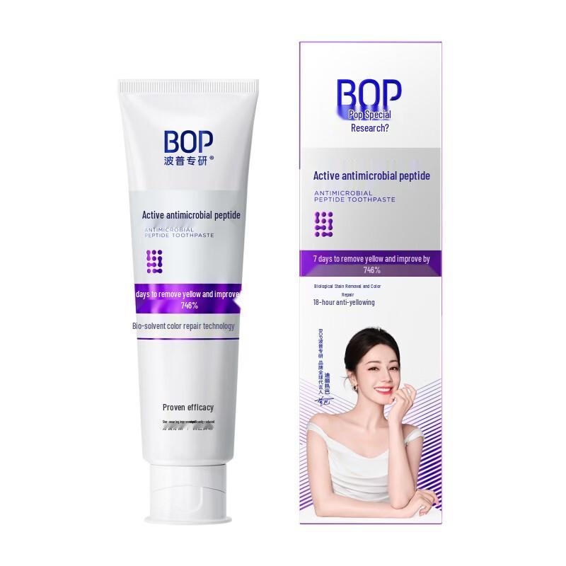 

Bop Active Antimicrobial Peptide Whitening Toothpaste, 2x120g