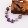 Natural Stone Crystal Colorful Braided Bracelet Chakra Natural Crystal Yoga Love Braided Bracelet B109