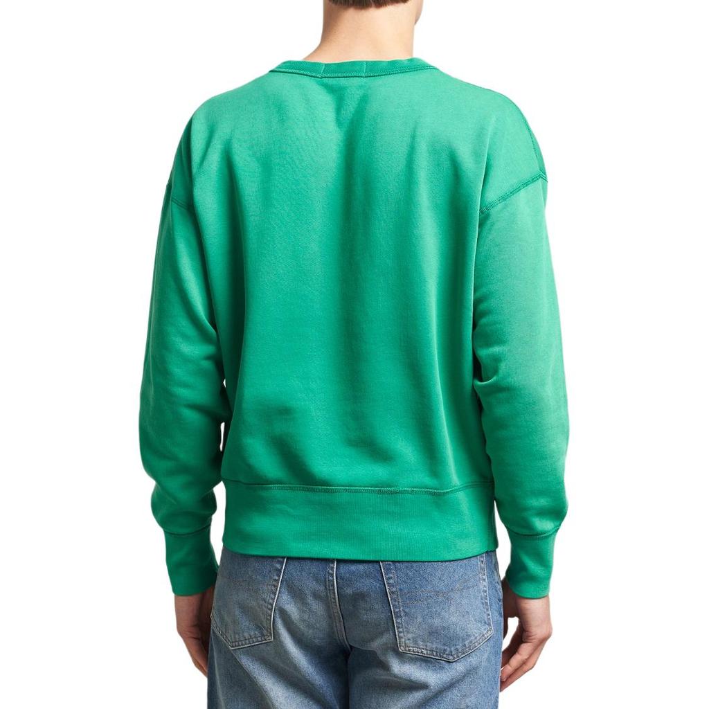 Polo Ralph Lauren Letter Locker geschnitten Rundhalsausschnitt Langarm Sweatshirt Herren sweatshirt Grün 710964980-001