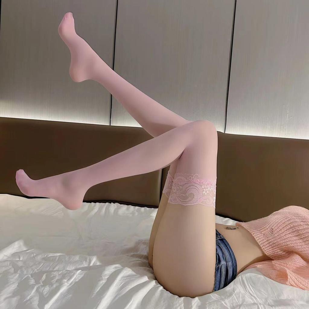 Susheng Sexy Summer Lace Fishnet Over-the-Knee Black Stockings A8