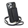 Designed for iPhone 16e/16/15/14/13/12 Pro Max Wallet Case Detachable Wallet Case with Crossbody Strap [Compatible with MagSafe]
