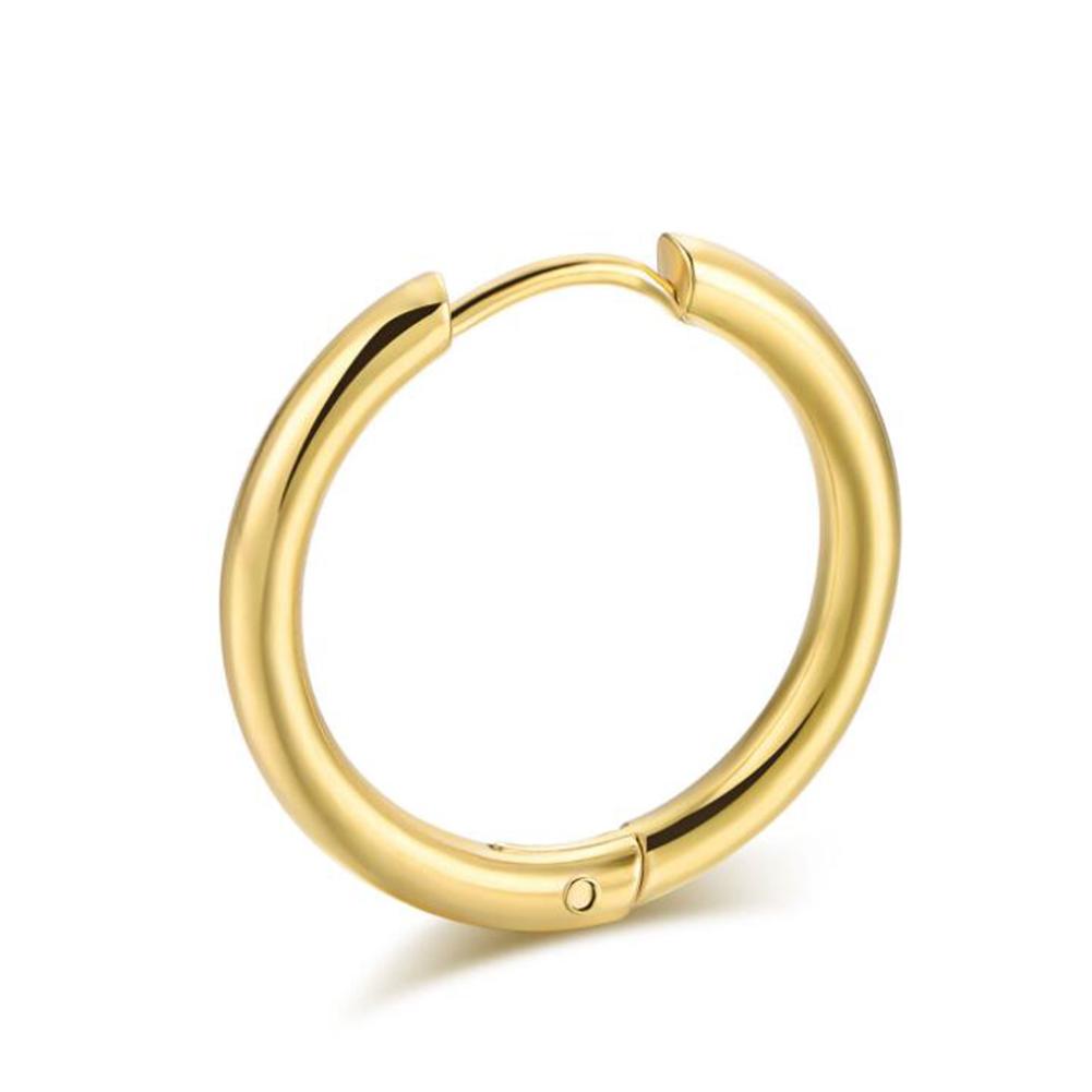 Unisex Fashion Concise Circle Anti-Allergy Earrings