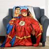 1 Stück Superman, Flash Decke Leichte Flanelldecke für Sofa, Bett, Reisen, Wohnzimmer, Büro, Couch, Stuhl und Bett