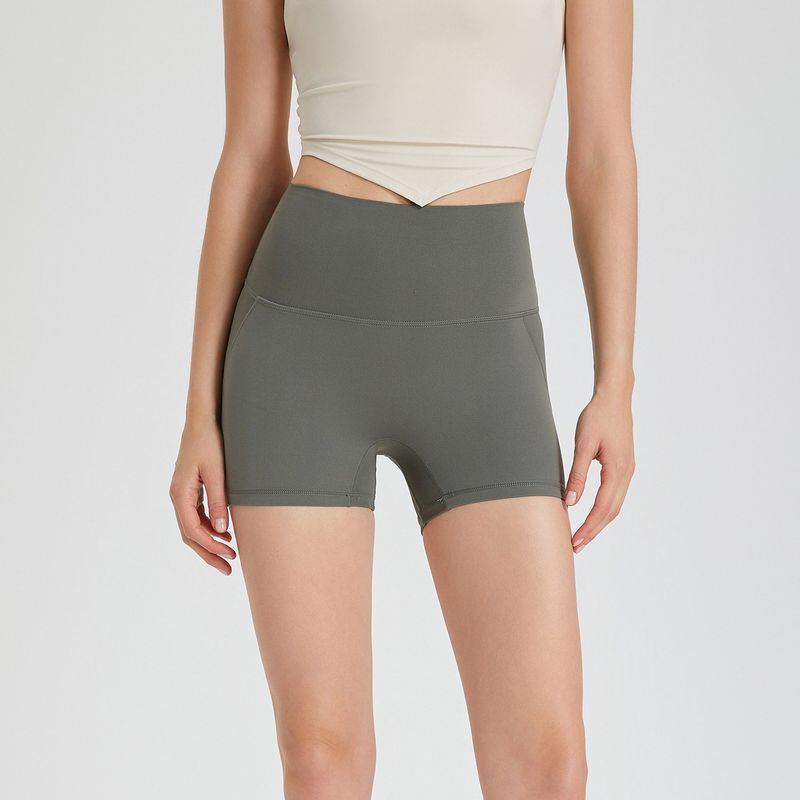 Hip Lifting Zero Sense No Embarrassment Line Shorts Fitness Women Peach