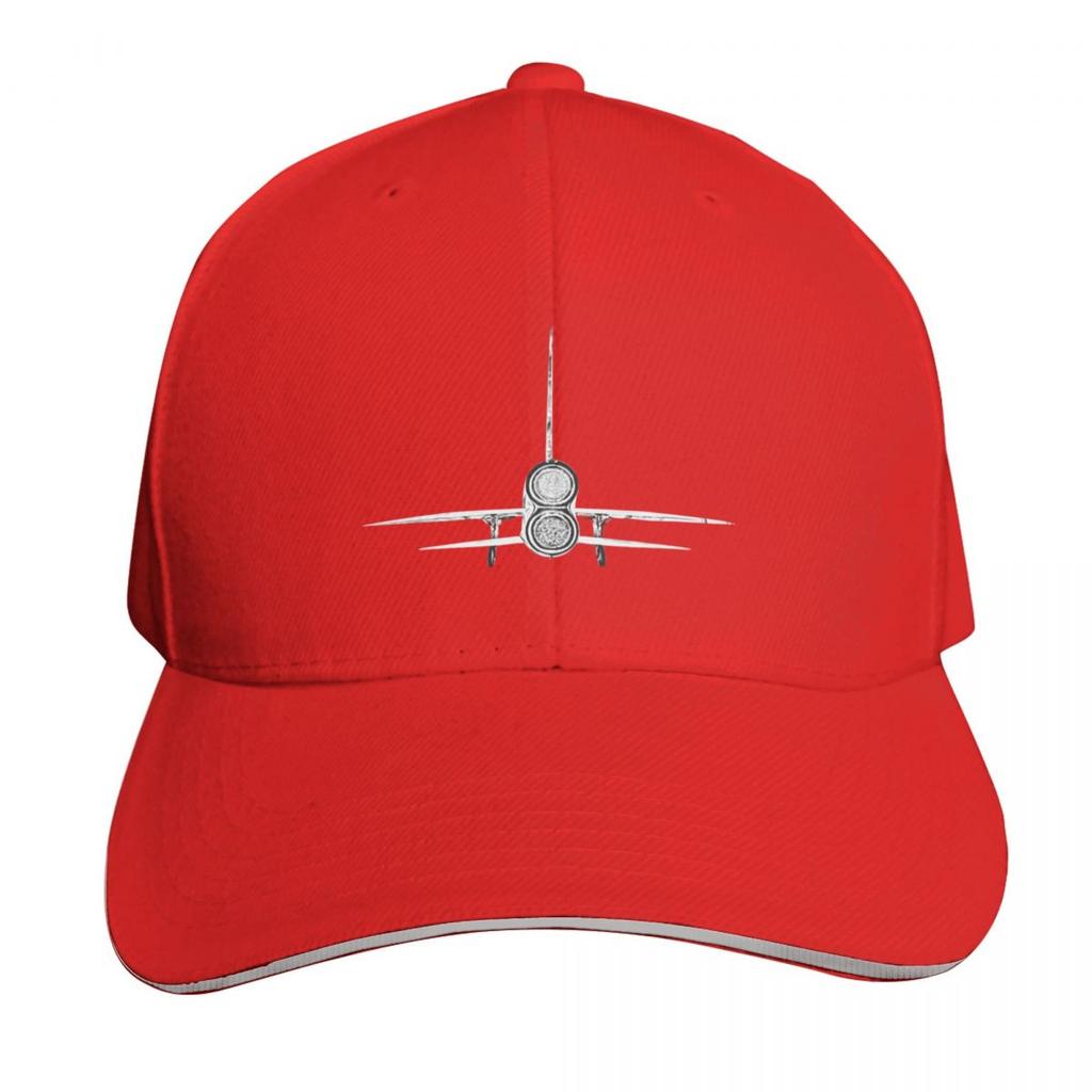 English Electric Lightning Jet Fighter Aircraft Rear View Monochrome Baseball Cap Golf Wear Tea Hat New Hat Unisexs Tennis Womens