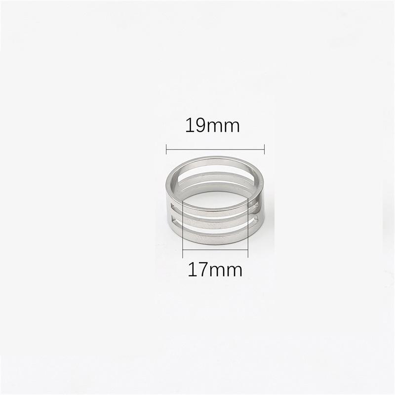 Stainless Steel Jump Ring Open Closing Finger Ring For Diy  Jewelry Making Tool