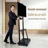 Mobile TV Floor-Standing Bracket with Wheels - Compact Packaging