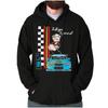 Popeye Kanji Tokyo Speed Racecar Cartoon Hoodie Hooded Sweatshirt Men Women