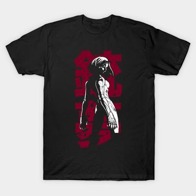 Asian Size Men Print T-shirt Ganmu (Duo Color Ver.) No-Cut Heat Transfer Print Cotton Tshirt