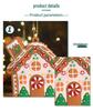 2024 New Gingerbread Man & House Christmas Ornaments DIY Holiday Scene Decorations