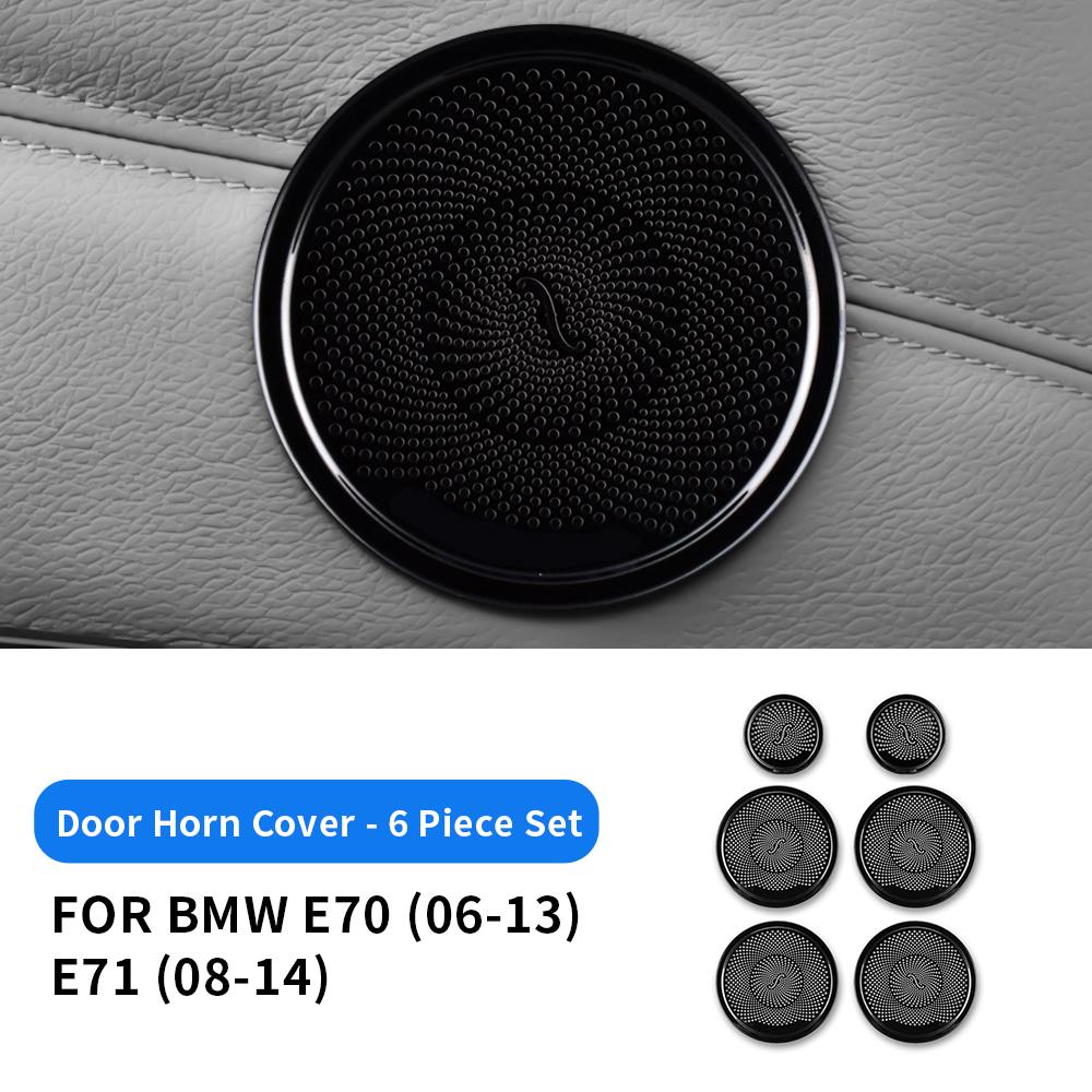 Stainless Steel Car Door Speaker Sticker Cover for BMW X5 E70 X6 E71 F07 F25 F26